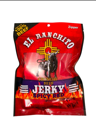 El Ranchito Crunchy Beef Jerky Spicy Red 6oz
