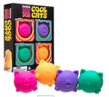 Needoh Teenie Cool Cats 4-Pack Stress Ball [4 Kittens (Cuddles, Jinxy, Whiskers, Frisky )