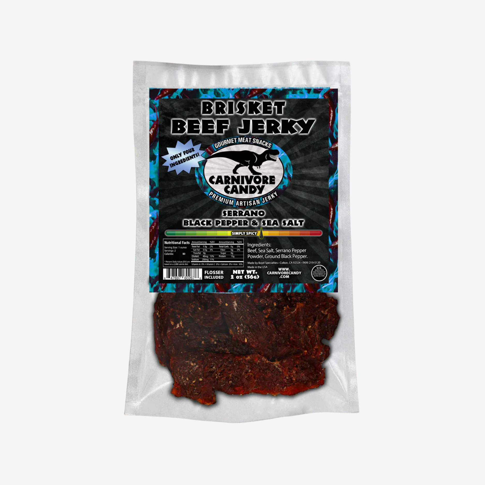 CARNIVORE CANDY Serrano Black Pepper and Sea Salt