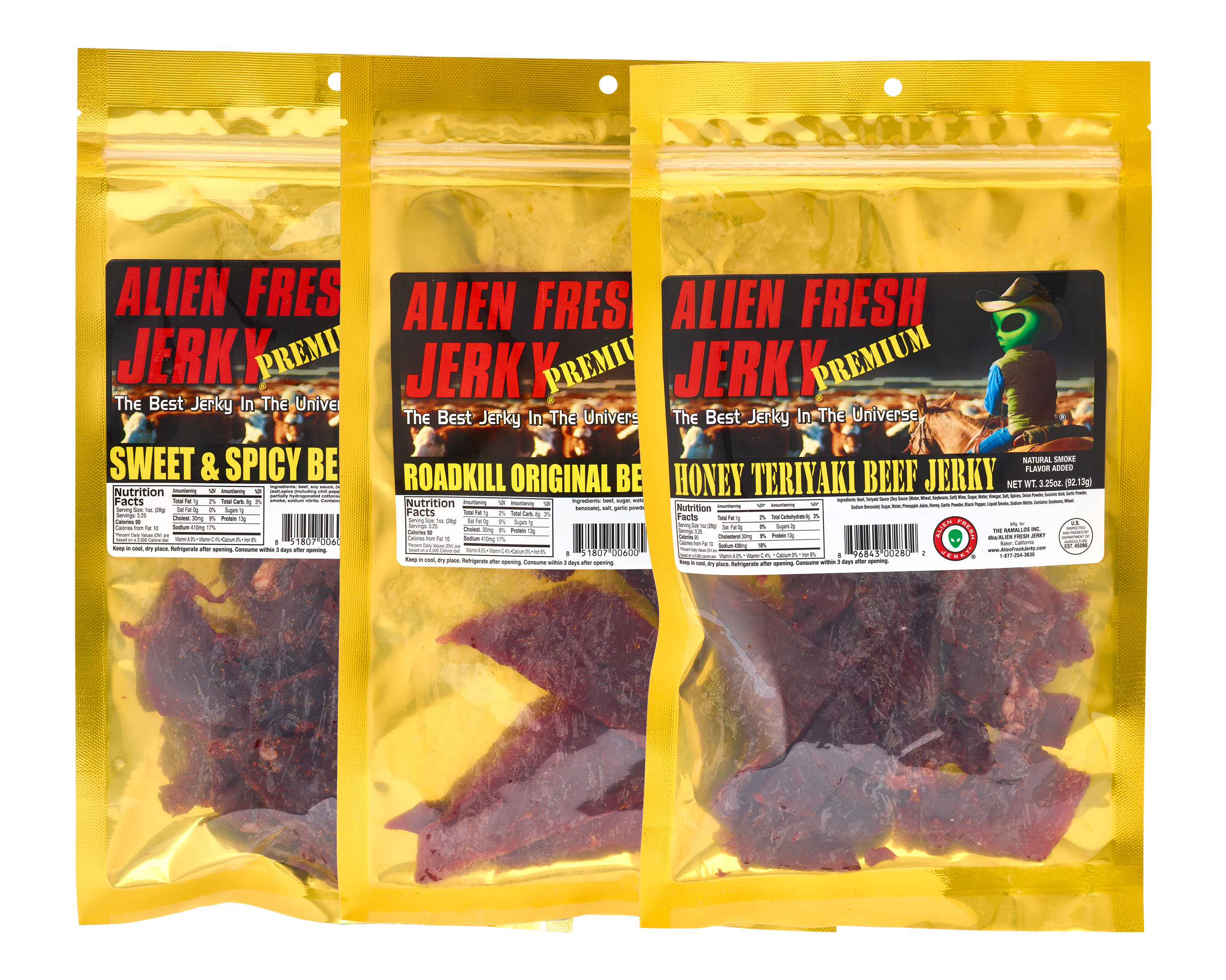 Alien Fresh Jerky 3-Pack