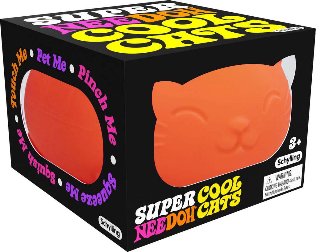 NeeDoh The Groovy Glob Super Cool Cats Stress Ball [1 RANDOM Color]