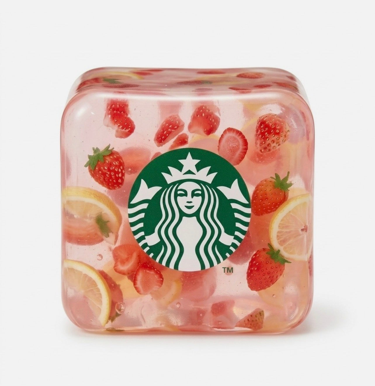 Starbucks Strawberry Acai Lemonade Squishy Nice Cube Limited Edition Fidget Toy