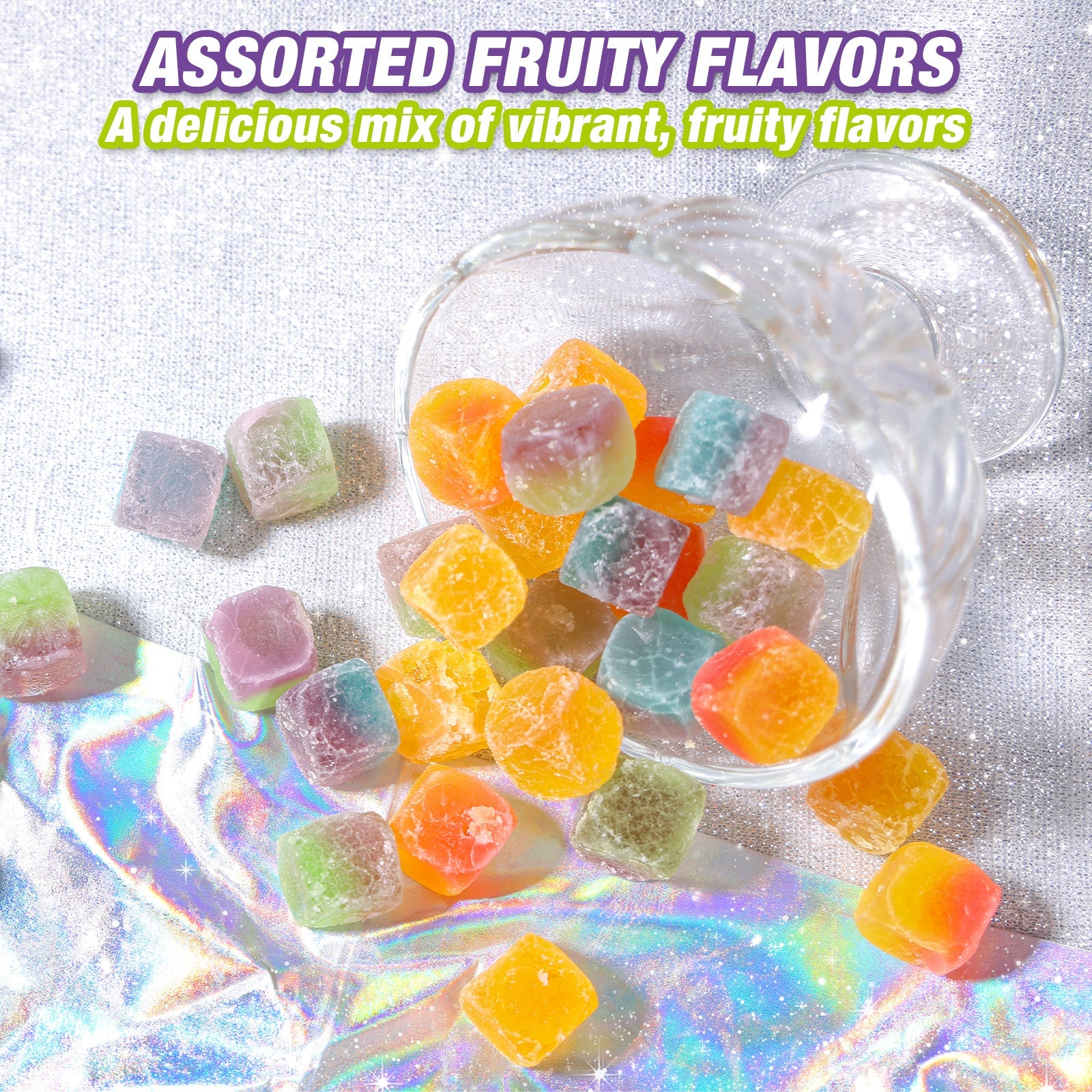 Amos 4D Crystal Jewels Gummy - 100g