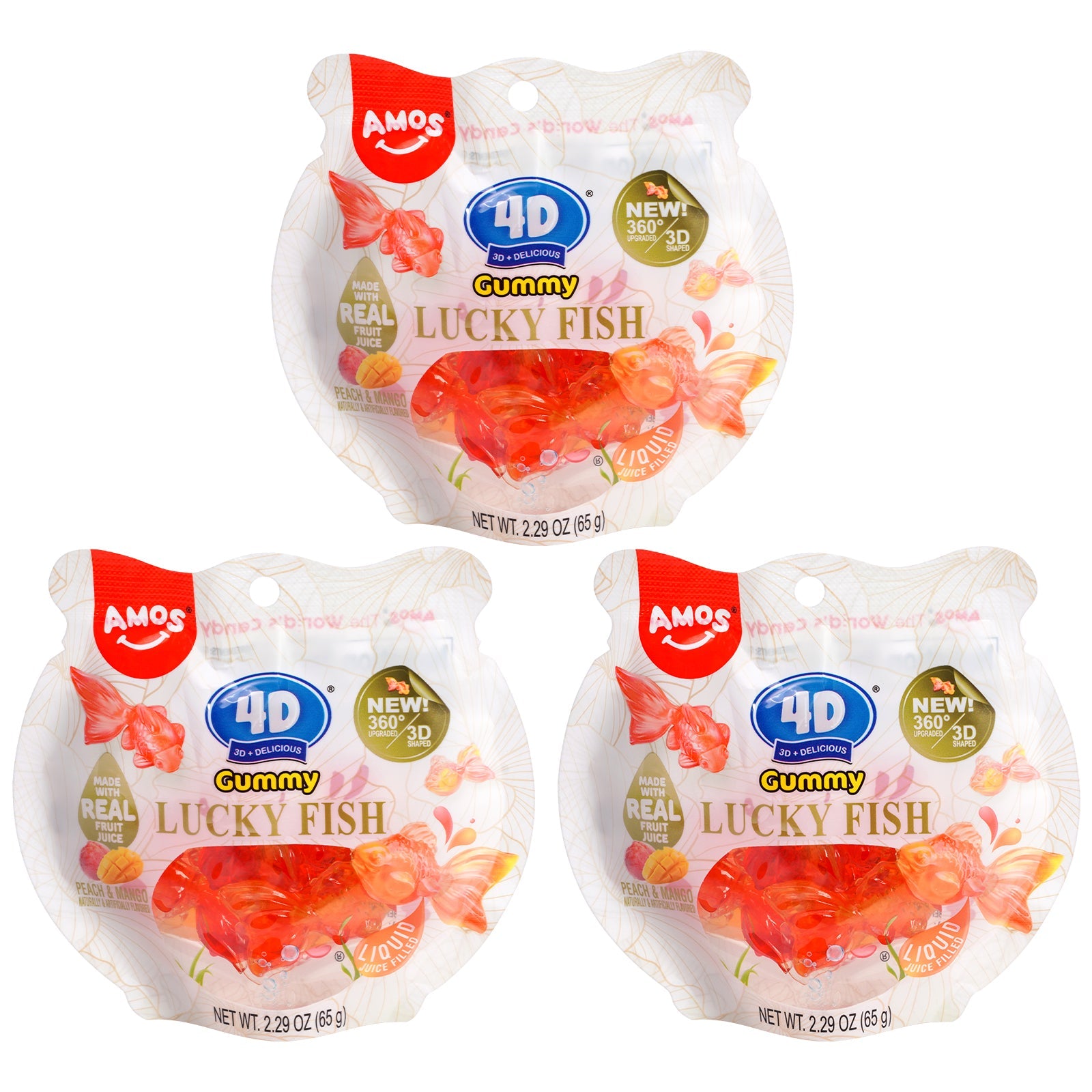 4D Lucky Fish Gummy - 65g/bag