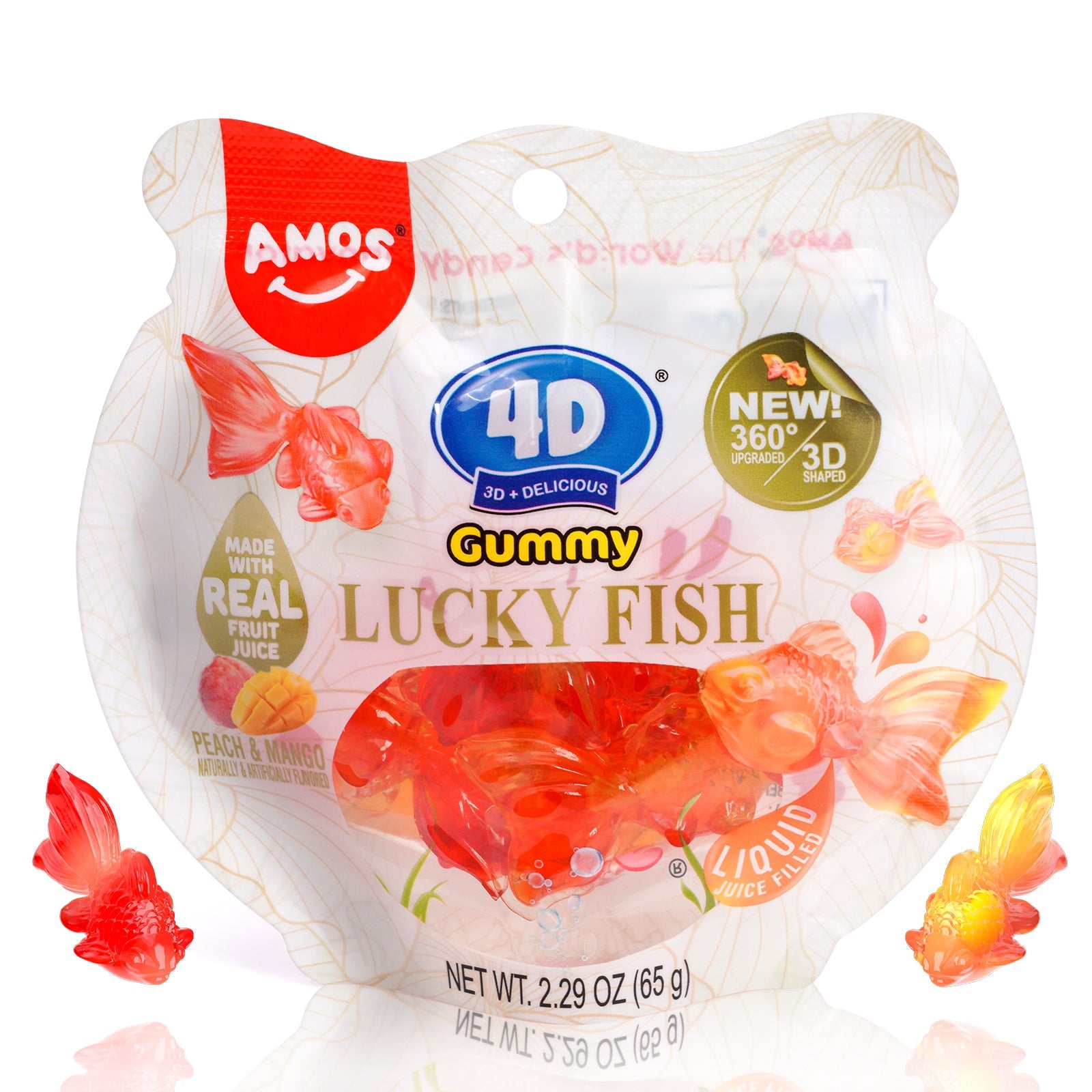 4D Lucky Fish Gummy - 65g/bag