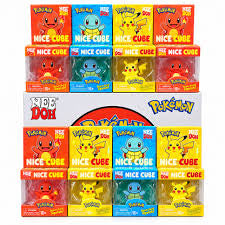 Pokemon NeeDoh Nice Cube Super Solid Squishy Fidget Toy for Kids & Collectors – Pikachu, Squirtle or Charmander Character Stress Relief Sensory Squish Toy – Random Design, 1 Pc