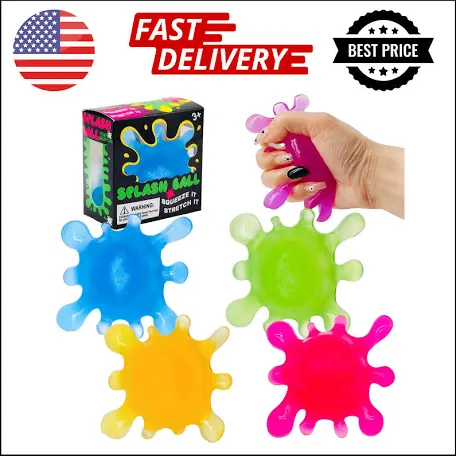 NeeDoh Splash Virus Squishy Ball – Slow Rebound Maltose Stress Relief Toy