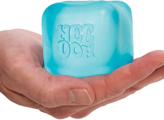 Needoh Squishy 100% Authentic Nice Cube NEW HOT🔥VIRAL MYSTERY Nee doh Sensory Squeeze Toy - Super Solid Squish - 1.25" Wide - Color May Vary (Pack of 1)