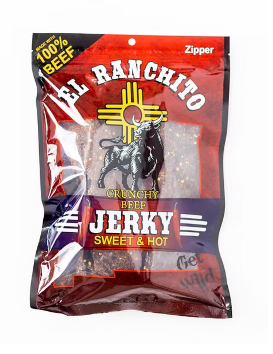 El Ranchito Carne Seca Sweet & Hot  Jerky Crunchy Beef 6 OZ