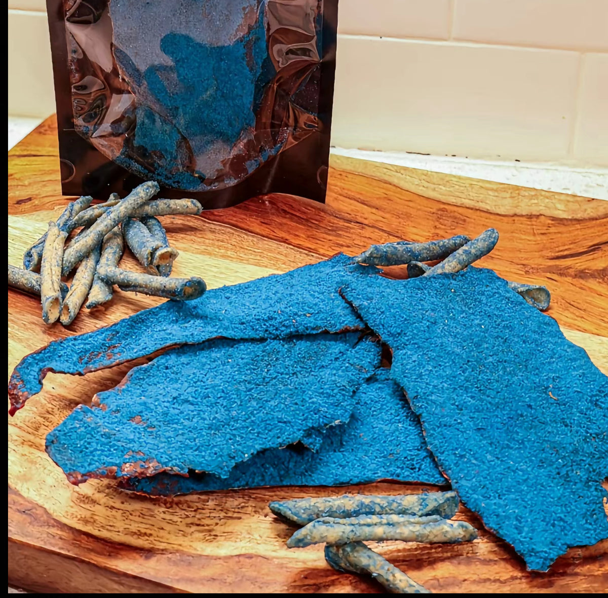 Santos Jerky AZUL EXTREMO Carne Seca Spicy Beef Jerky - Mexican-Style Portable Dried Chili Meat Snack, High-Protein, Low-Carb, Tender Ready-to-Eat 3 oz