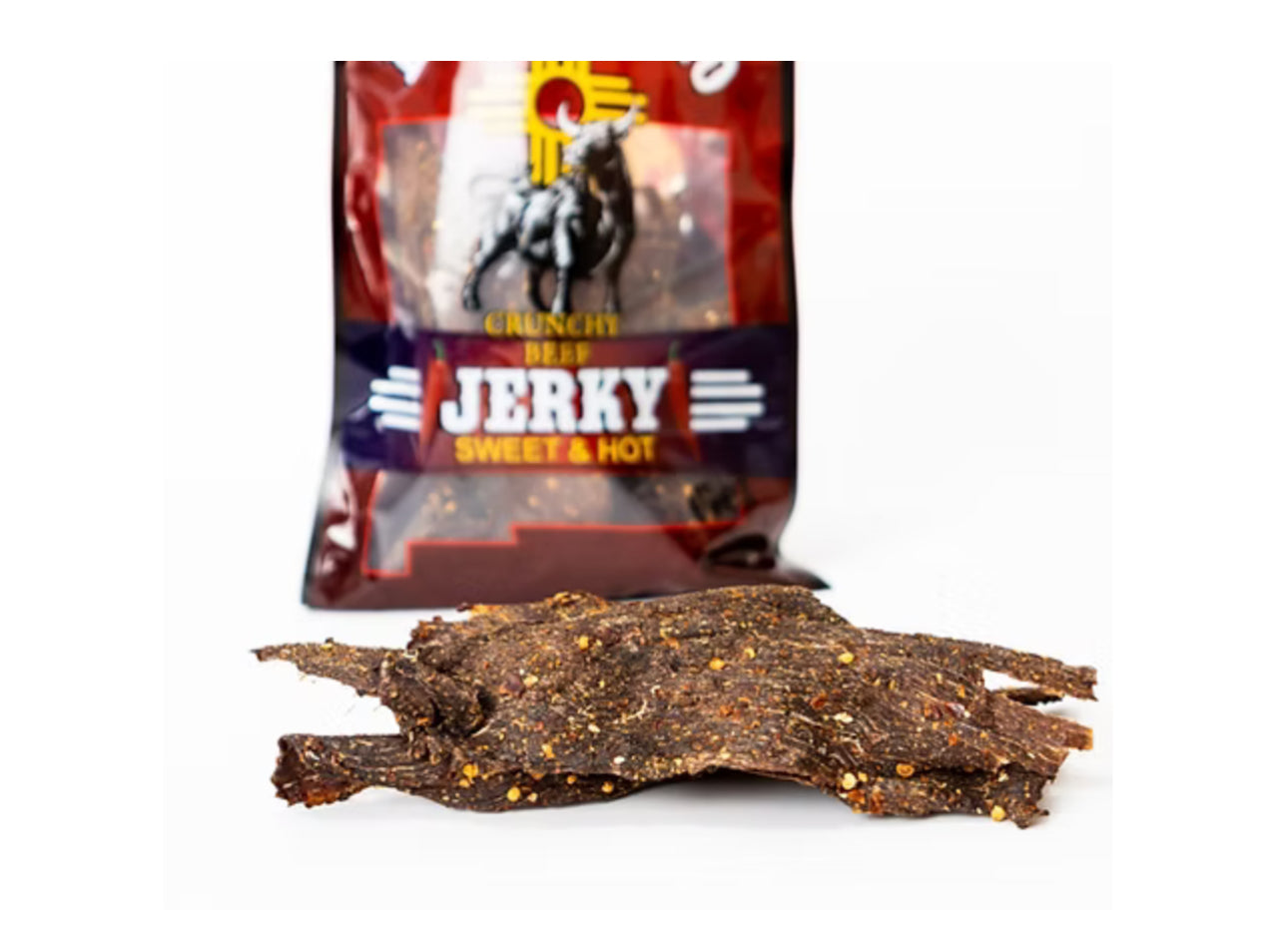 El Ranchito Carne Seca Sweet & Hot  Jerky Crunchy Beef 6 OZ