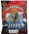 El Ranchito Crunchy Beef Jerky Spicy Blue 5oz Cumbs