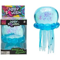 NeeDoh JELLY SQUISH Glitter Jellyfish Squishy Squeeze Toy*