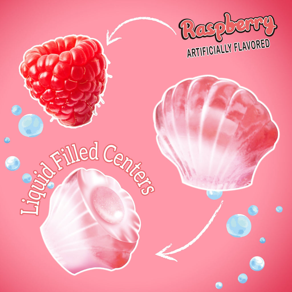 Amos 4D Mermaid Jewels Gummy Candy - pink - 255g/bag