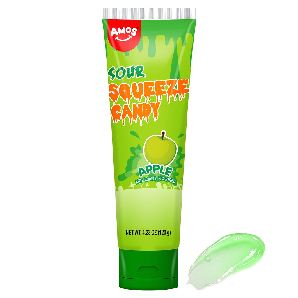 Amos Sour Liquid Squeeze Candy 4.23 oz (3 Pack)