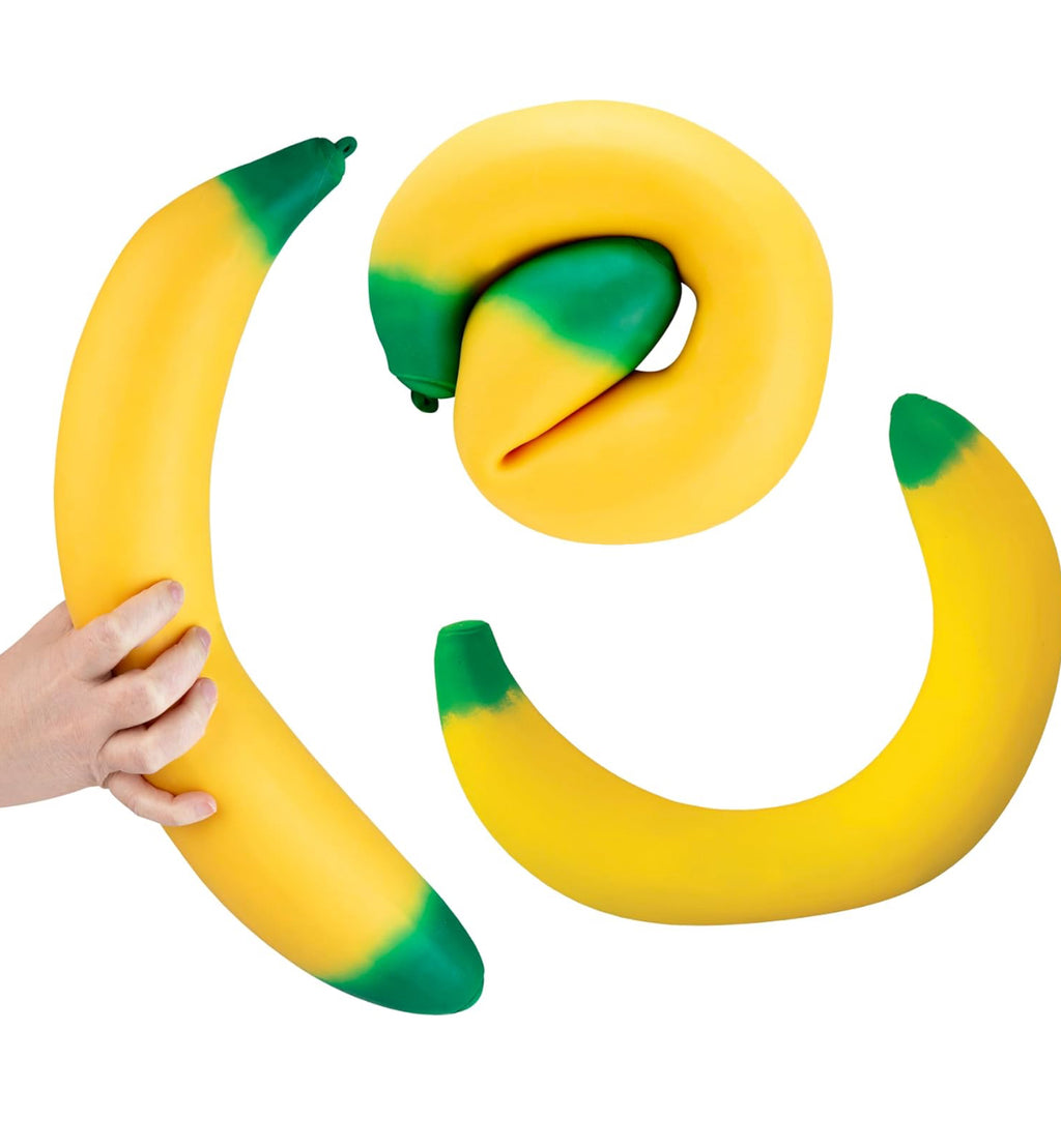 The Big Squishy Banana Stretch up to 6 feet