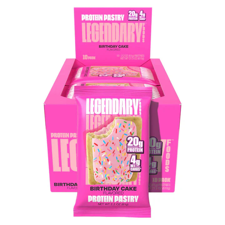 Legendary Protein Pastry - Birthday Cake