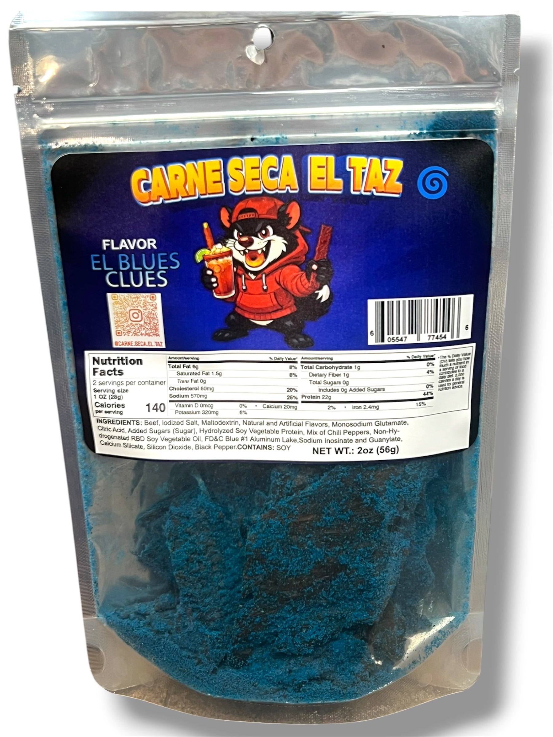 Carne Seca El Taz El Blues Clues 2 Oz