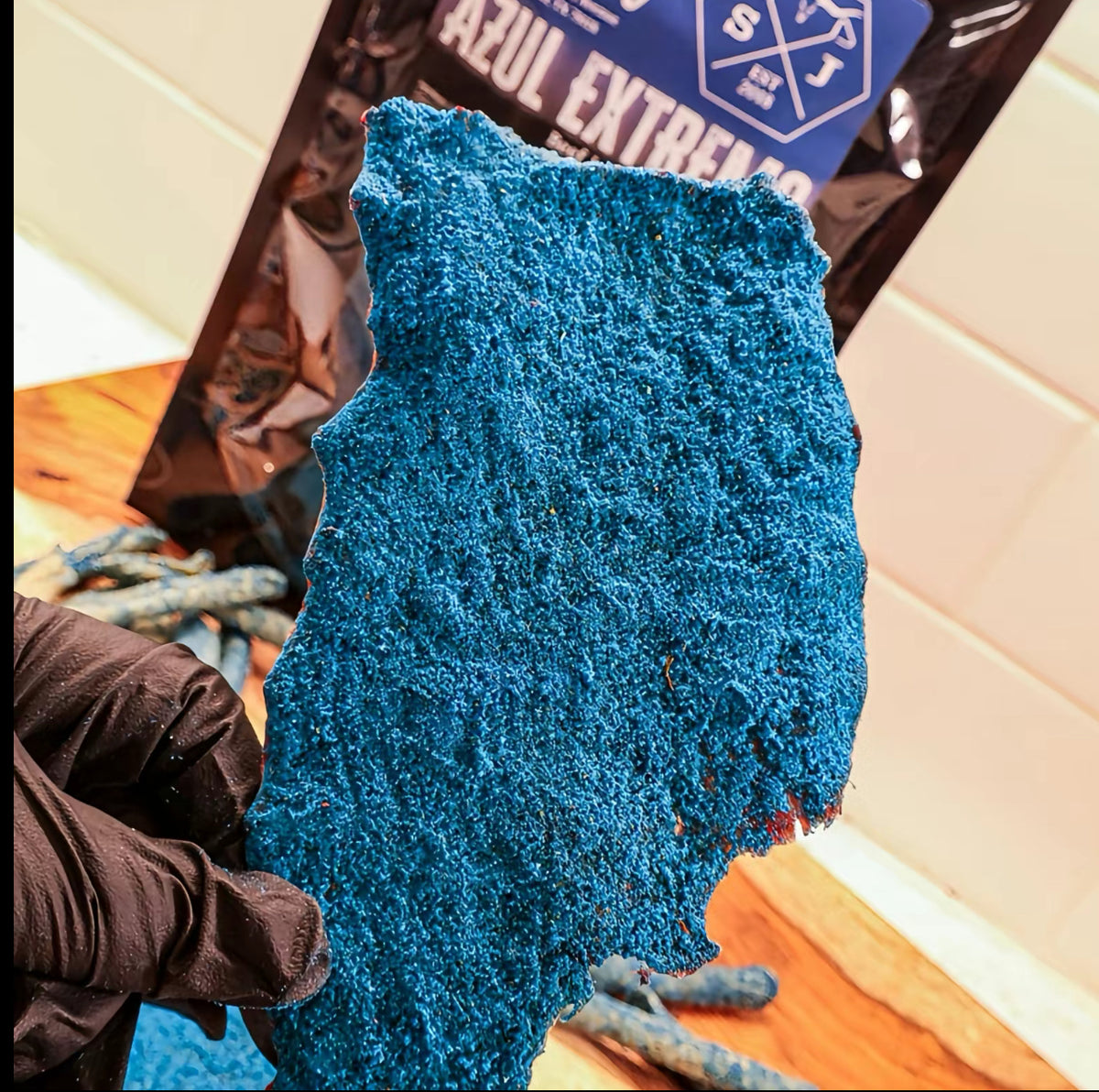 Santos Jerky AZUL EXTREMO Carne Seca Spicy Beef Jerky - Mexican-Style Portable Dried Chili Meat Snack, High-Protein, Low-Carb, Tender Ready-to-Eat 3 oz
