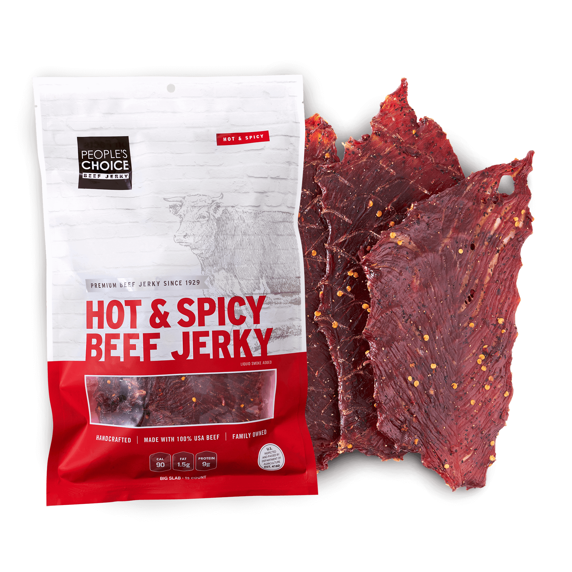 CLASSIC - HOT & SPICY BEEF JERKY