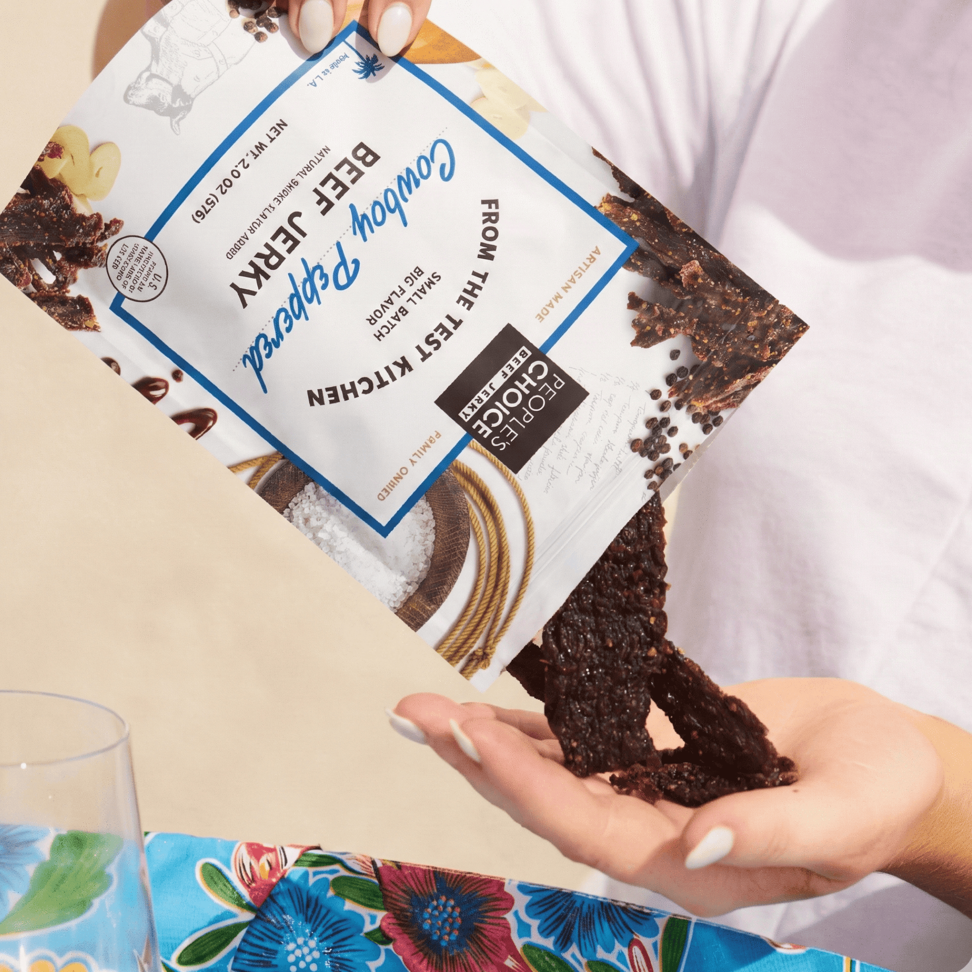 TEST KITCHEN - COWBOY PEPPERED BEEF JERKY