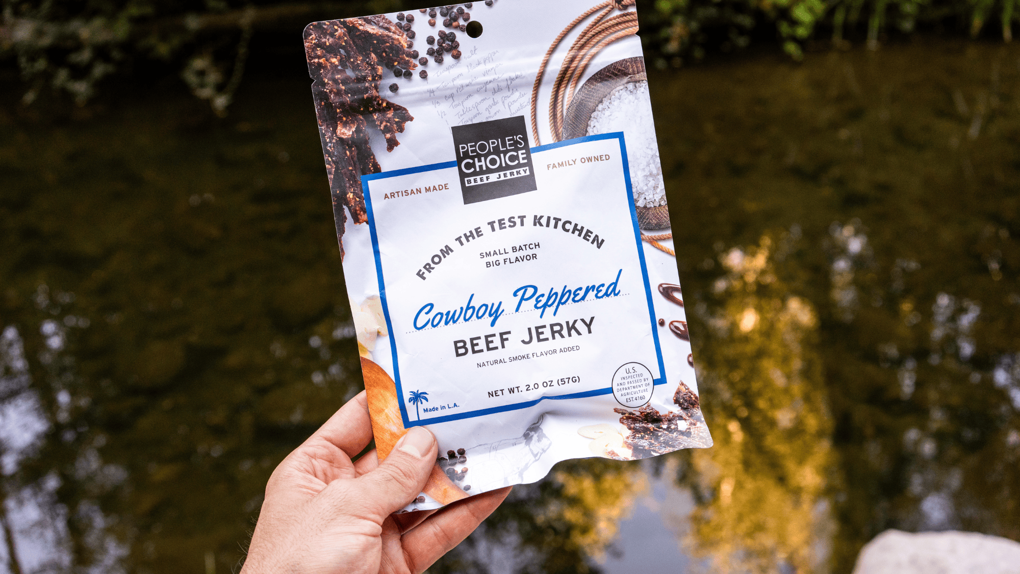 TEST KITCHEN - COWBOY PEPPERED BEEF JERKY