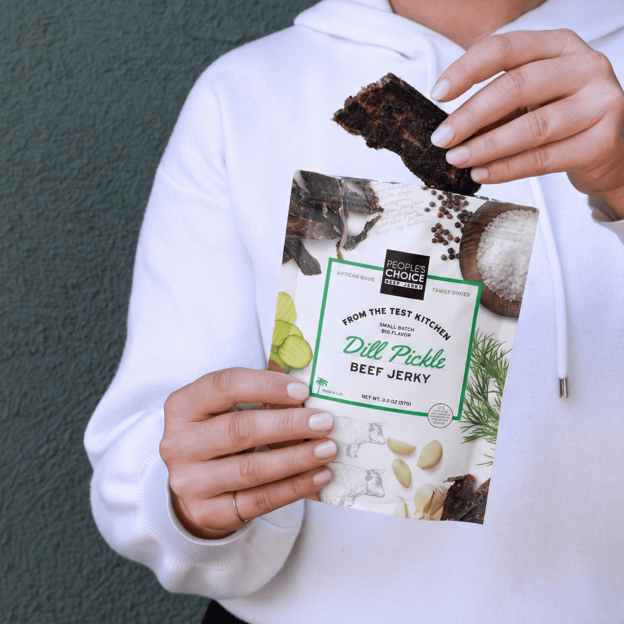 TEST KITCHEN - DILL PICKLE BEEF JERKY