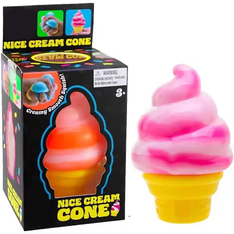 NeeDoh NICE CREAM CONE Ice Cream Squishy Toy 2026 NEE DOH Stress Ball NEW