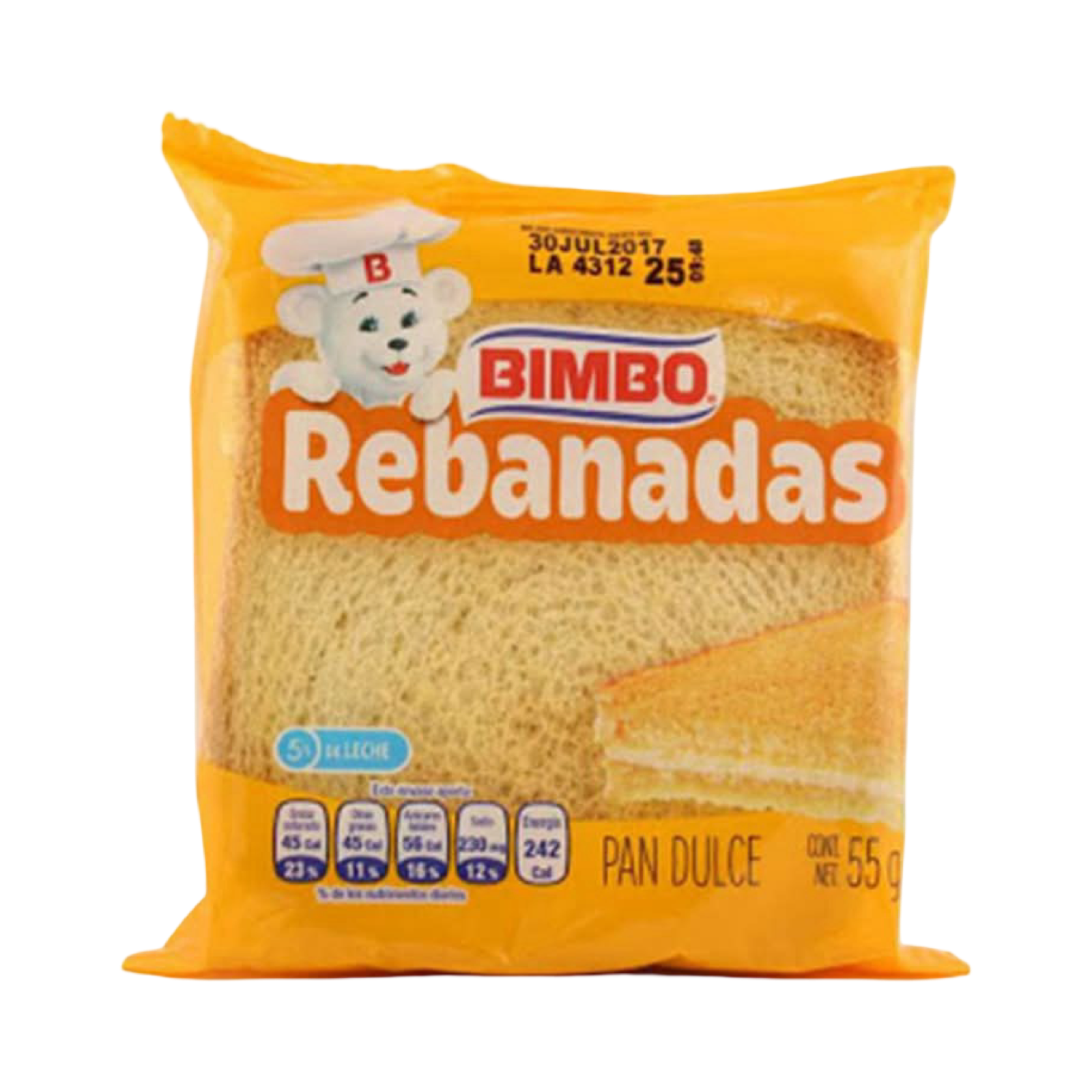 Rebanadas 2p (55g)