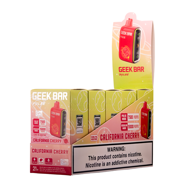 Geek Bar California Cherry 5 Pack