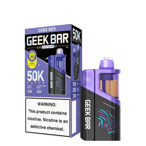 Geek Bar Clio Platinum 50K Kit Code Red