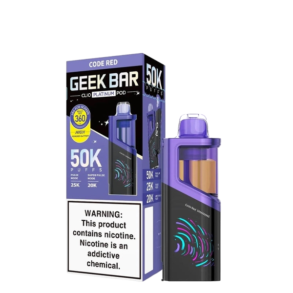 Geek Bar Clio Platinum 50K Pod Code Red
