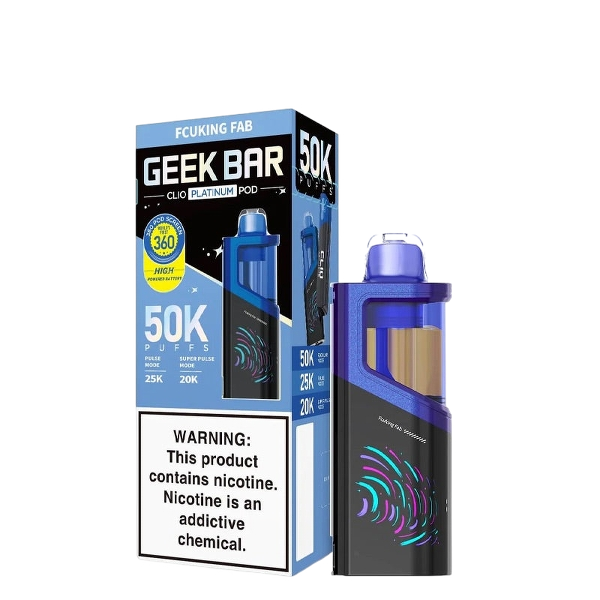Geek Bar Clio Platinum 50K Pod Fcuking Fab