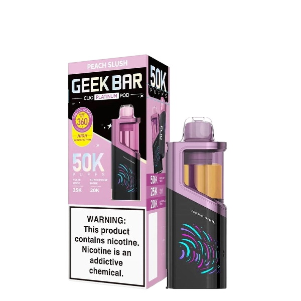 Geek Bar Clio Platinum 50K Pod Peach Slush