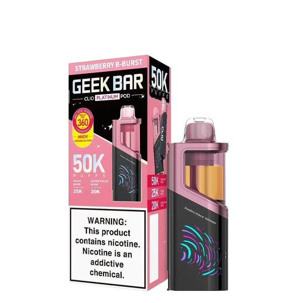 Geek Bar Clio Platinum 50K Pod Strawberry B-Burst