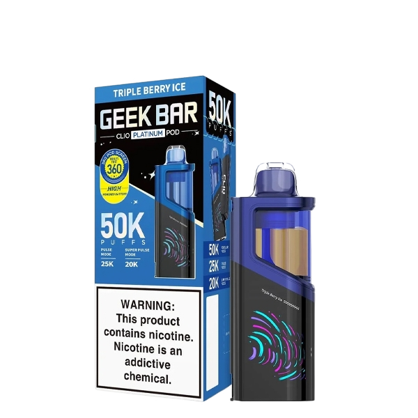 Geek Bar Clio Platinum 50K Pod Triple Berry Ice