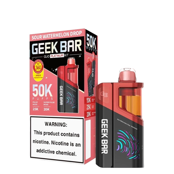 Geek Bar Clio Platinum 50K Kit Sour Watermelon Drop