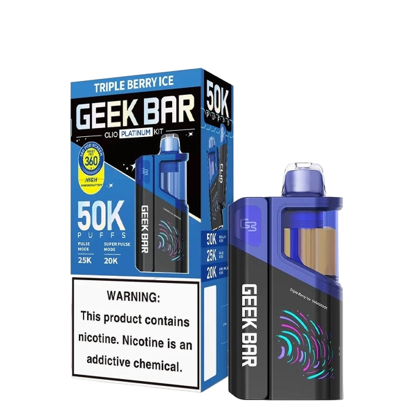 Geek Bar Clio Platinum 50K Kit Triple Berry Ice