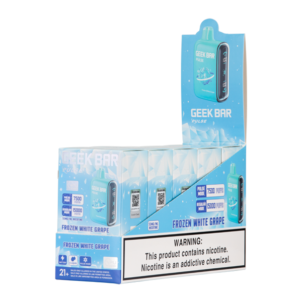 Geek Bar Frozen White Grape 5 Pack