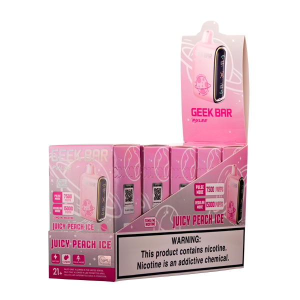 Geek Bar Juicy Peach Ice 5 Pack