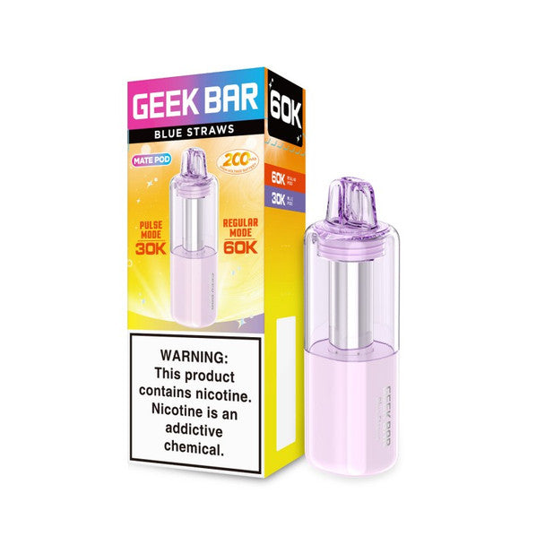 Geek Bar Mate 60K Pod Blue Straws