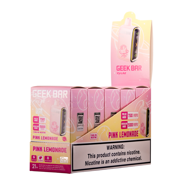 Geek Bar Pink Lemonade 5 Pack