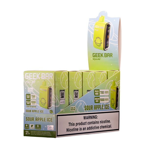 Geek Bar Sour Apple Ice 5 Pack