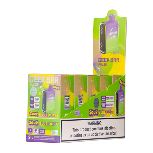 Geek Bar Sour Blue Dust 5 Pack