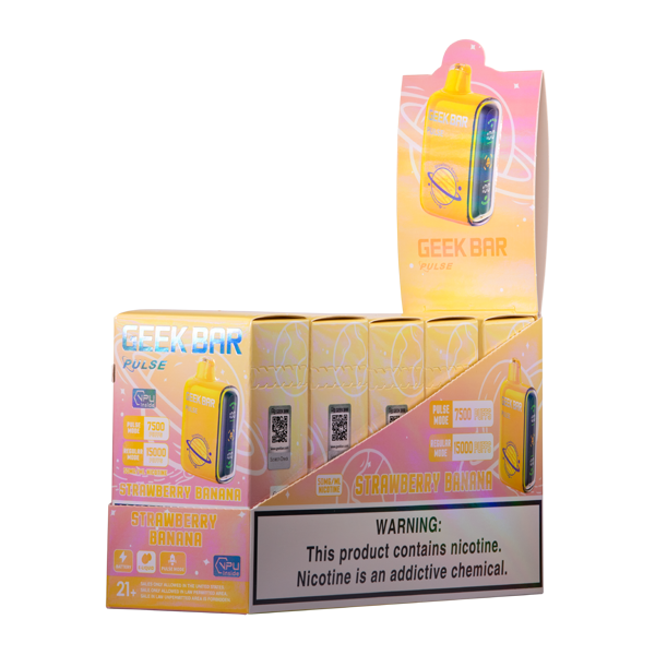 Geek Bar Strawberry Banana 5 Pack