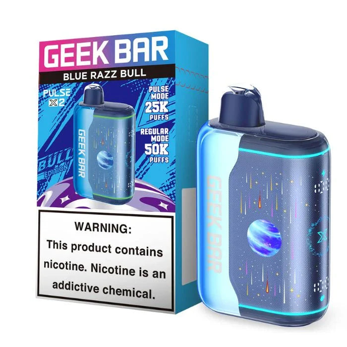 Geek Bar X 2 Blue Razz Bull 50k