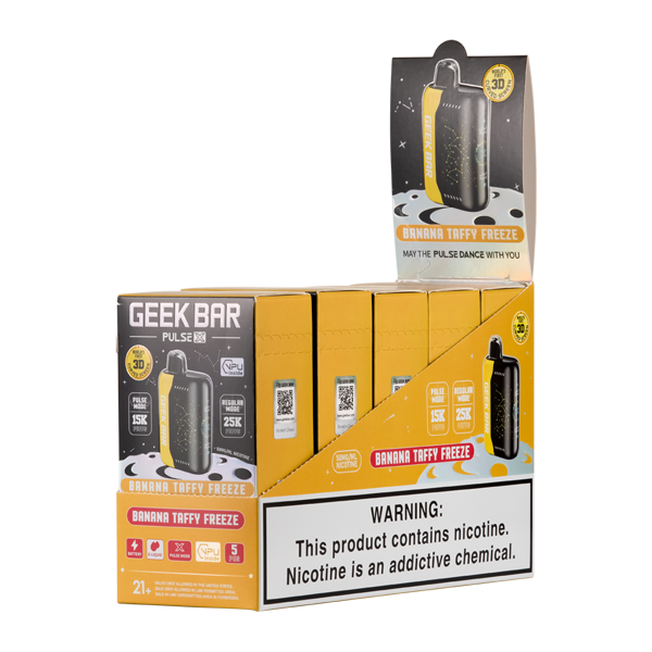 Geek Bar X Banana Taffy Freeze 5 Pack 25k