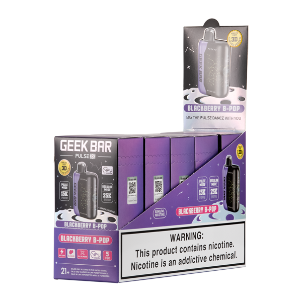 Geek Bar X Blackberry B-Pop 5 Pack 25k