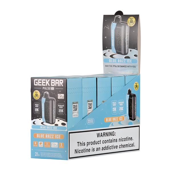 Geek Bar X Blue Razz Ice 5 Pack 25k