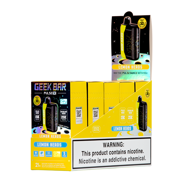 Geek Bar X Lemon Heads 5 Pack 25k